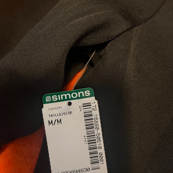 Black two button built-in shorts blazer dress NWT - Picture 12 of 13